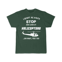 Thumbnail for Stop and look at Helicopters - Yes I do T-SHIRT THE AV8R