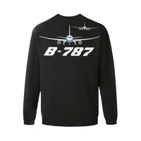 Thumbnail for BOEING 787 Men's Oversized Fleece Crew Sweatshirt e-joyer