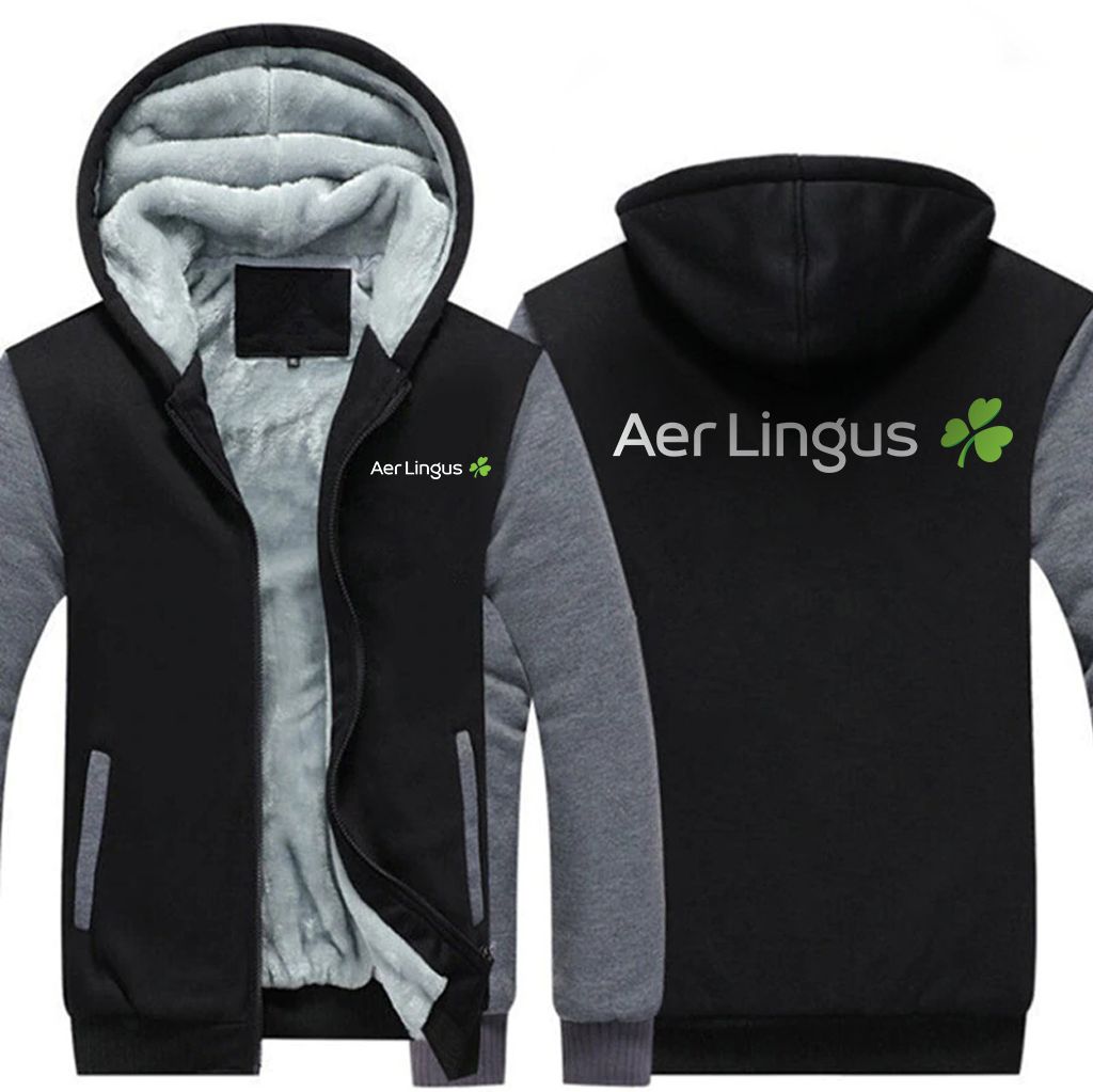 LINGUS AIRLINES JACKEN FLEECE-SWEATSHIRT