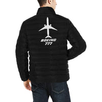 Thumbnail for BOEING 777 Men's Stand Collar Padded Jacket e-joyer