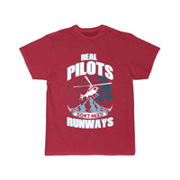 Thumbnail for Real Pilots Don't Need Runways T-SHIRT THE AV8R