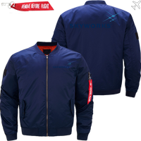 Thumbnail for SKYWORKS HELICOPTER LOGO BOMBER FLIGHT AVIATOR JACKET