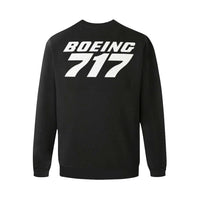 Thumbnail for BOEING 717 Men's Oversized Fleece Crew Sweatshirt e-joyer