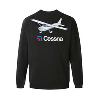 Thumbnail for CESSNA Men's Oversized Fleece Crew Sweatshirt e-joyer