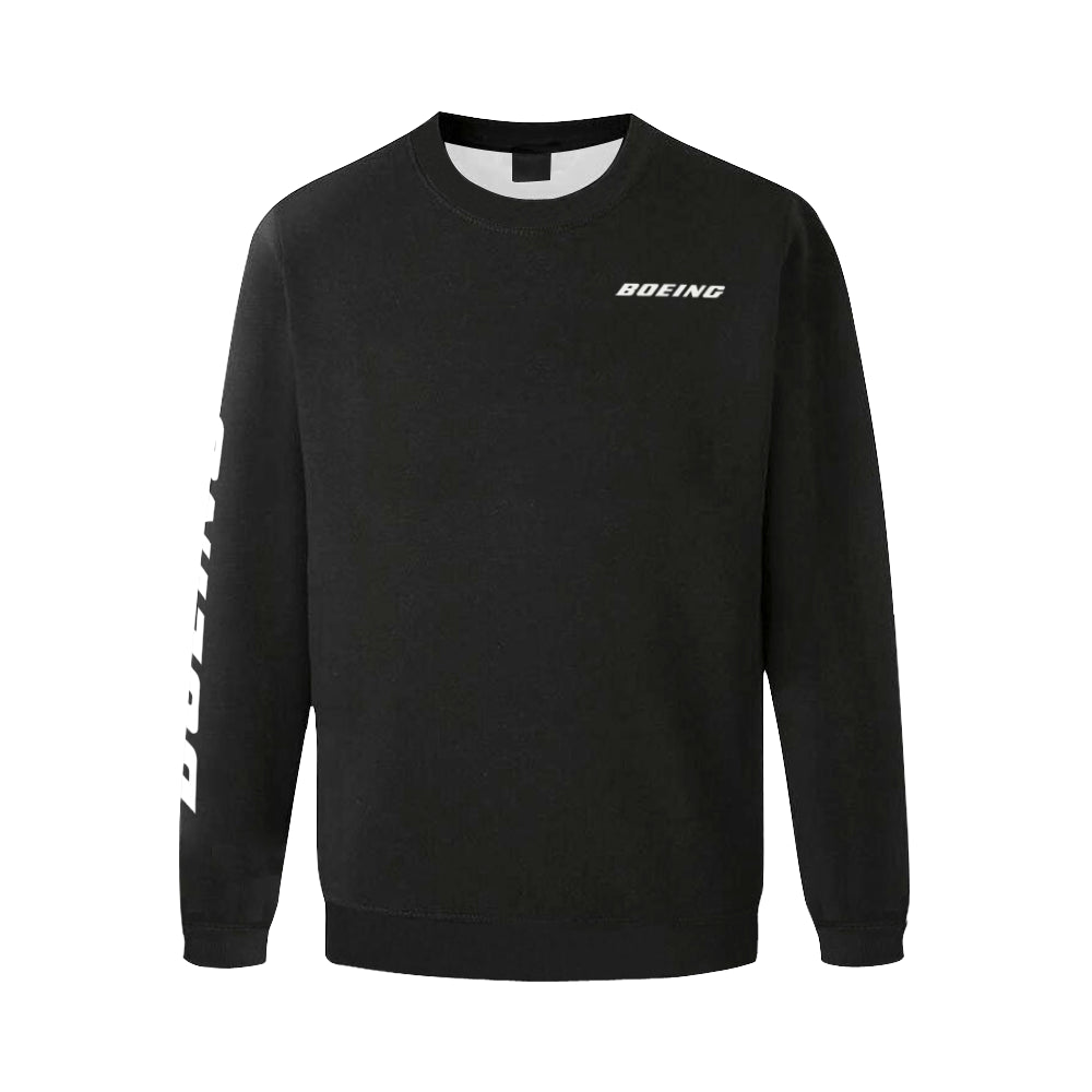 BOEING 707 Men's Oversized Fleece Crew Sweatshirt e-joyer