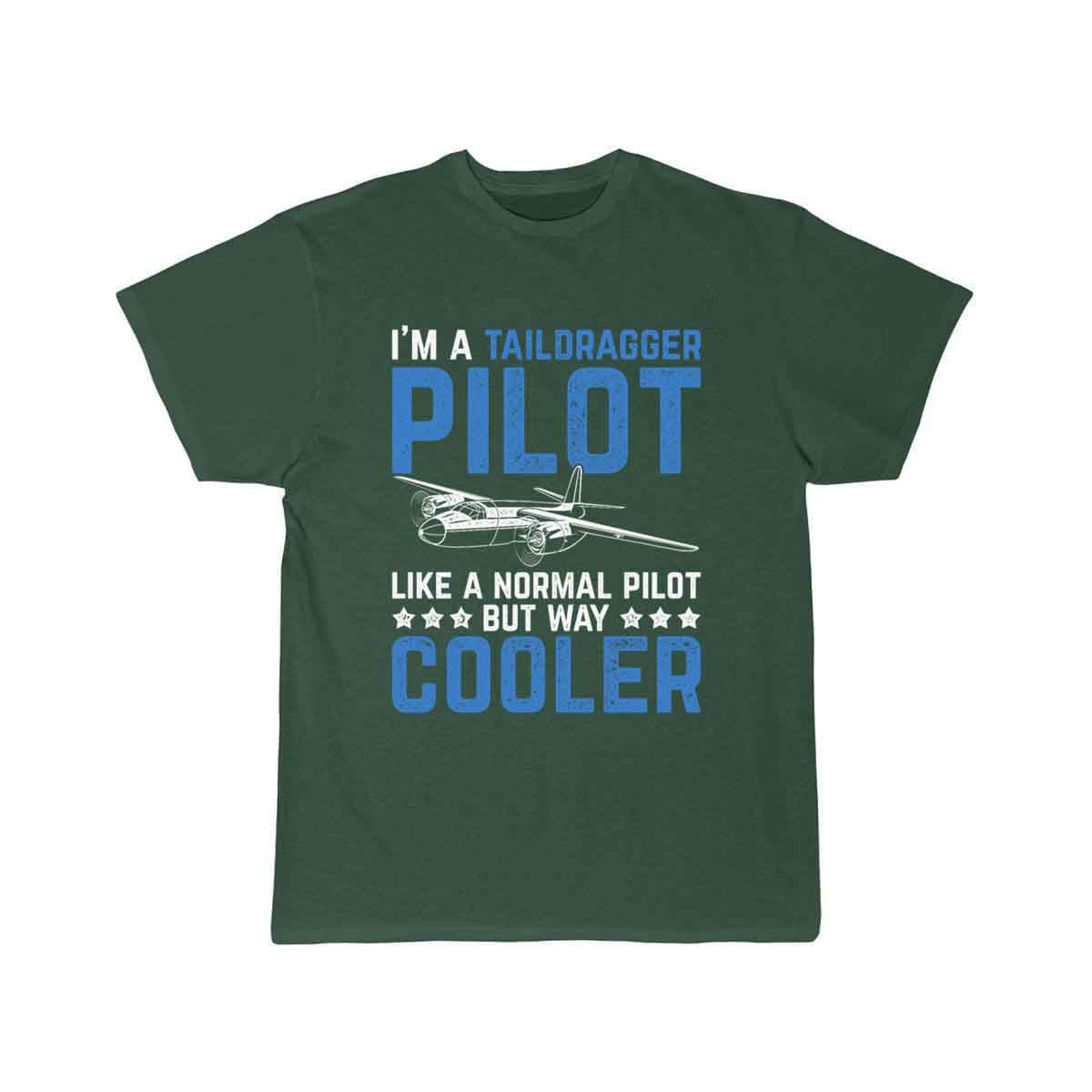 Cool Pilot Design Quote I'm A Taildragger Pilot T-SHIRT THE AV8R