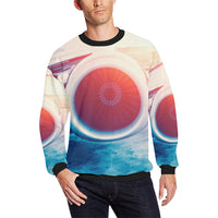 Thumbnail for HOODIE - 103 Men's Oversized Fleece Crew Sweatshirt e-joyer