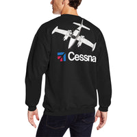 Thumbnail for CESSNA Men's Oversized Fleece Crew Sweatshirt e-joyer