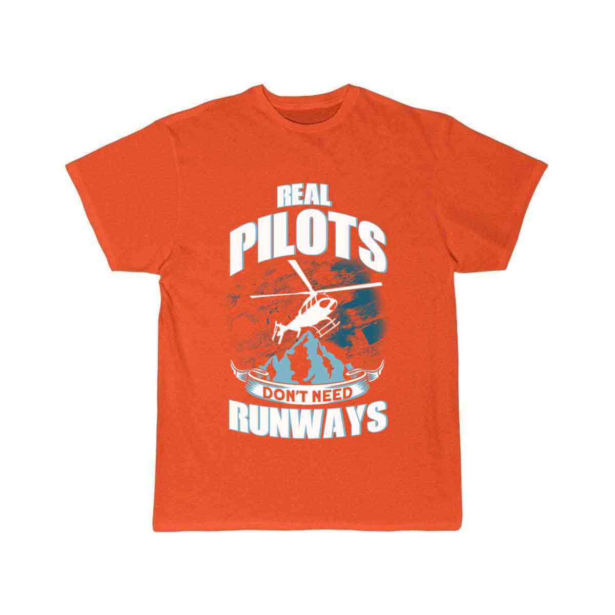 Real Pilots Don't Need Runways T-SHIRT THE AV8R