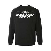 Thumbnail for BOEING 787-8 Men's Oversized Fleece Crew Sweatshirt e-joyer