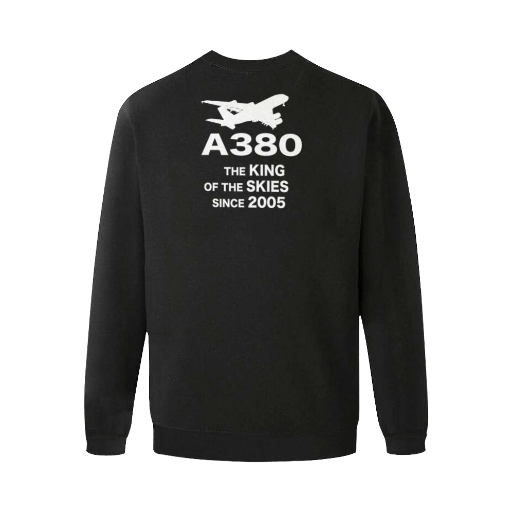 AIRBUS 380 Men's Oversized Fleece Crew Sweatshirt e-joyer