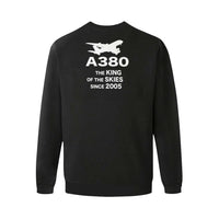 Thumbnail for AIRBUS 380 Men's Oversized Fleece Crew Sweatshirt e-joyer