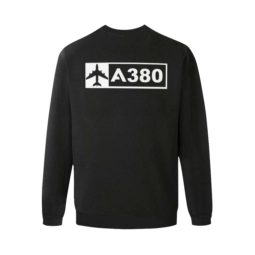 AIRBUS 380 Men's Oversized Fleece Crew Sweatshirt e-joyer