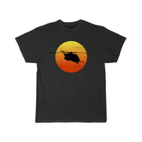 Thumbnail for CH53 Super Stallion Silhouette Sunset Helicopterch T-SHIRT THE AV8R