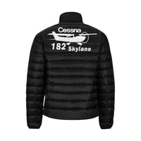 Thumbnail for CESSNA 182 Men's Stand Collar Padded Jacket e-joyer