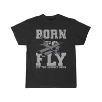 Thumbnail for Born To Fly Pilot Giftidea T-SHIRT THE AV8R