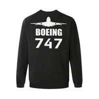 Thumbnail for BOEING 747 Men's Oversized Fleece Crew Sweatshirt e-joyer