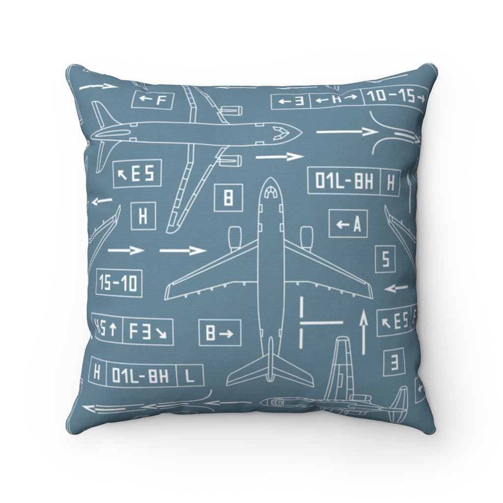 AVIATION PILLOW Printify