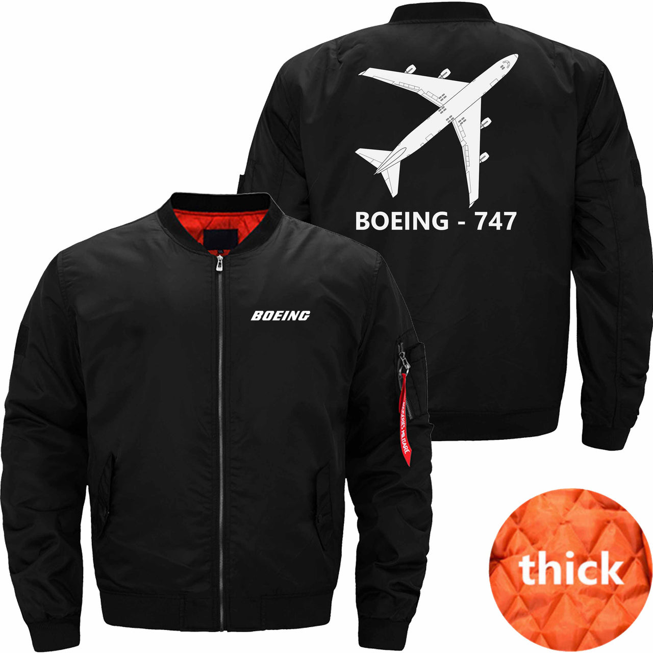 Boeing 747 Ma-1 Bomber Jacket Flight Jacket Aviator Jacket THE AV8R