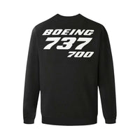 Thumbnail for BOEING 737 Men's Oversized Fleece Crew Sweatshirt e-joyer