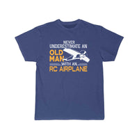 Thumbnail for Old Man With An RC Airplane T-SHIRT THE AV8R