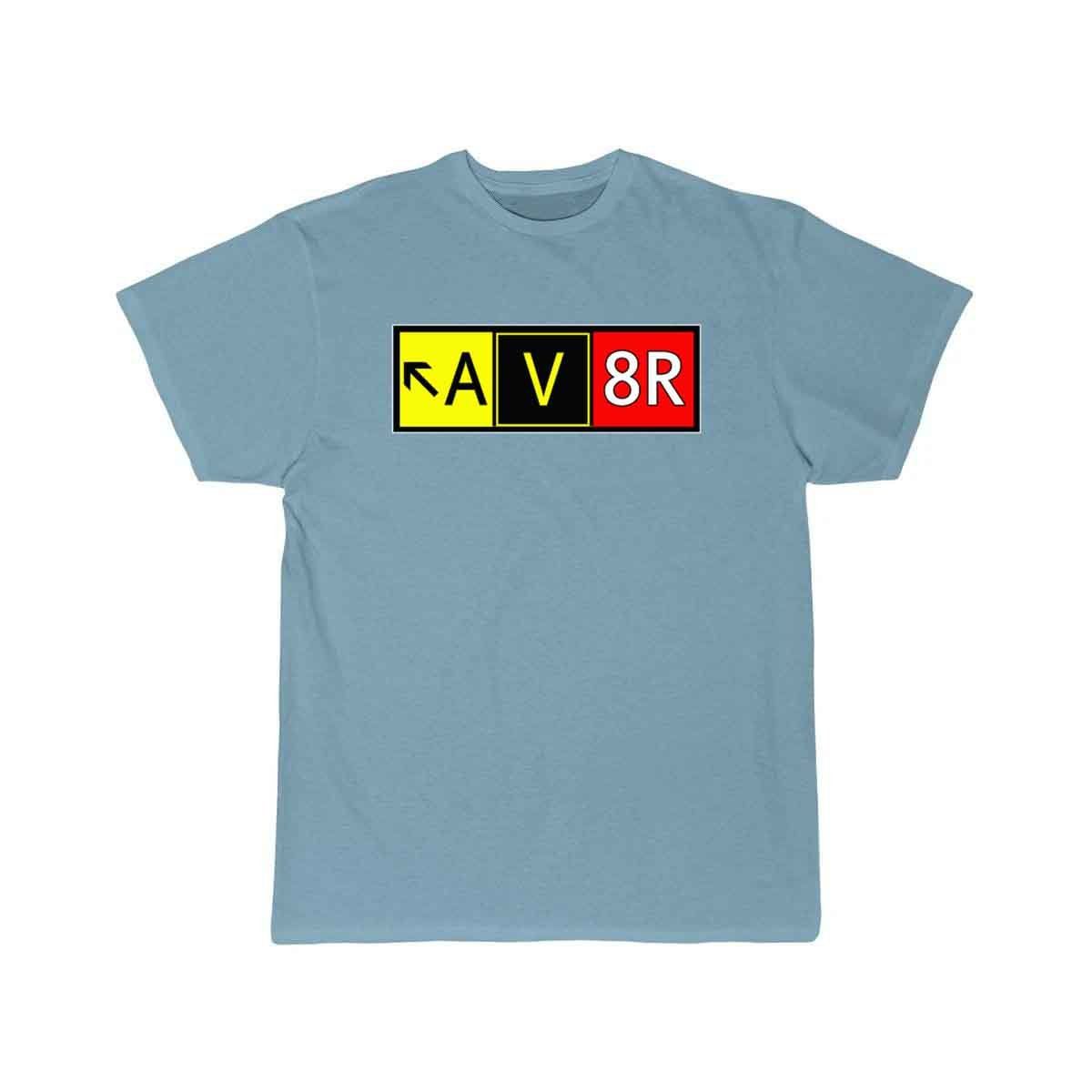 (Airport) (Taxiway) (Sign Pilot) T-SHIRT THE AV8R