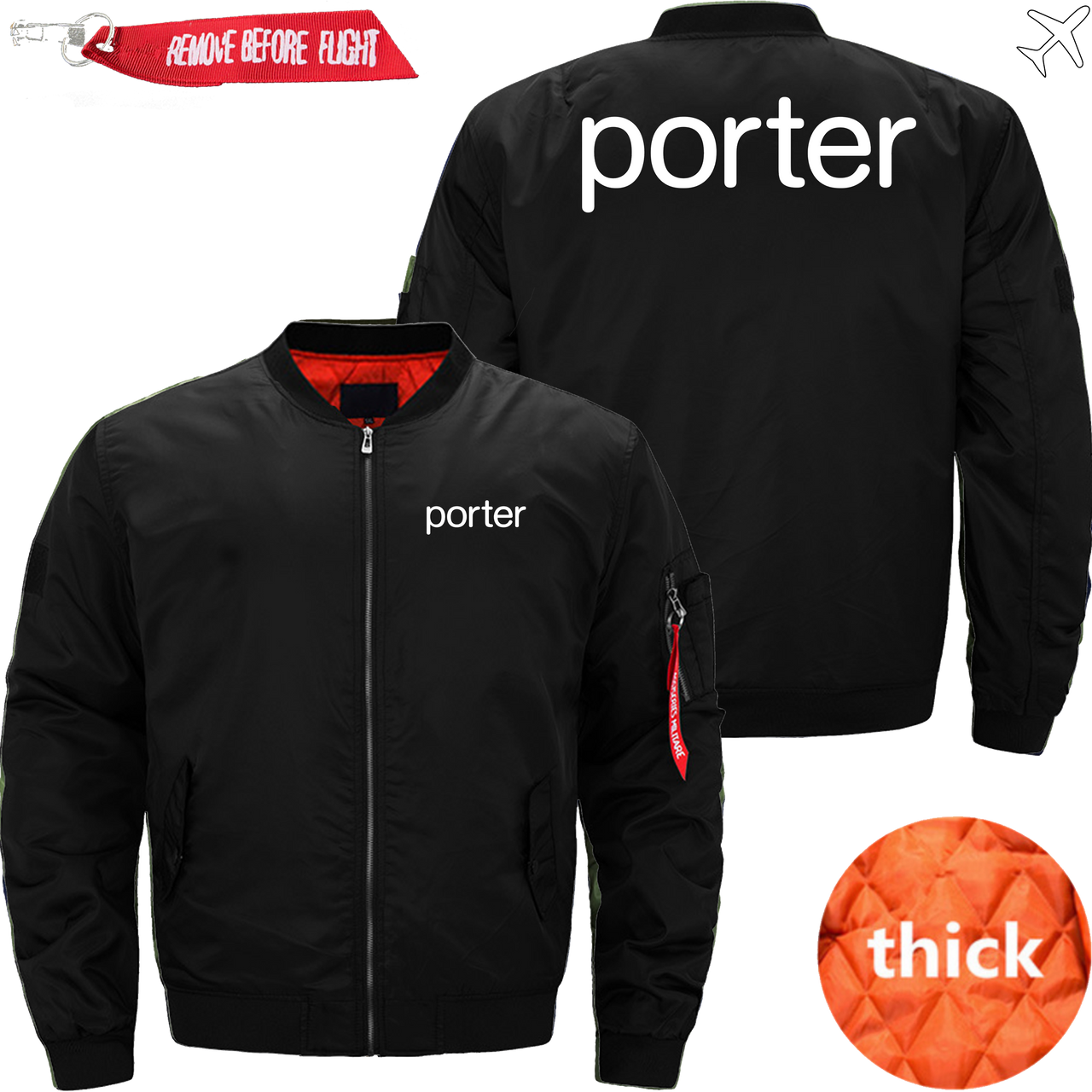 PORTER AIRLINES MA1 JACKET THE AV8R