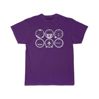 Thumbnail for Pilot s Basic Six Six Pack Flight Instruments T-SHIRT THE AV8R