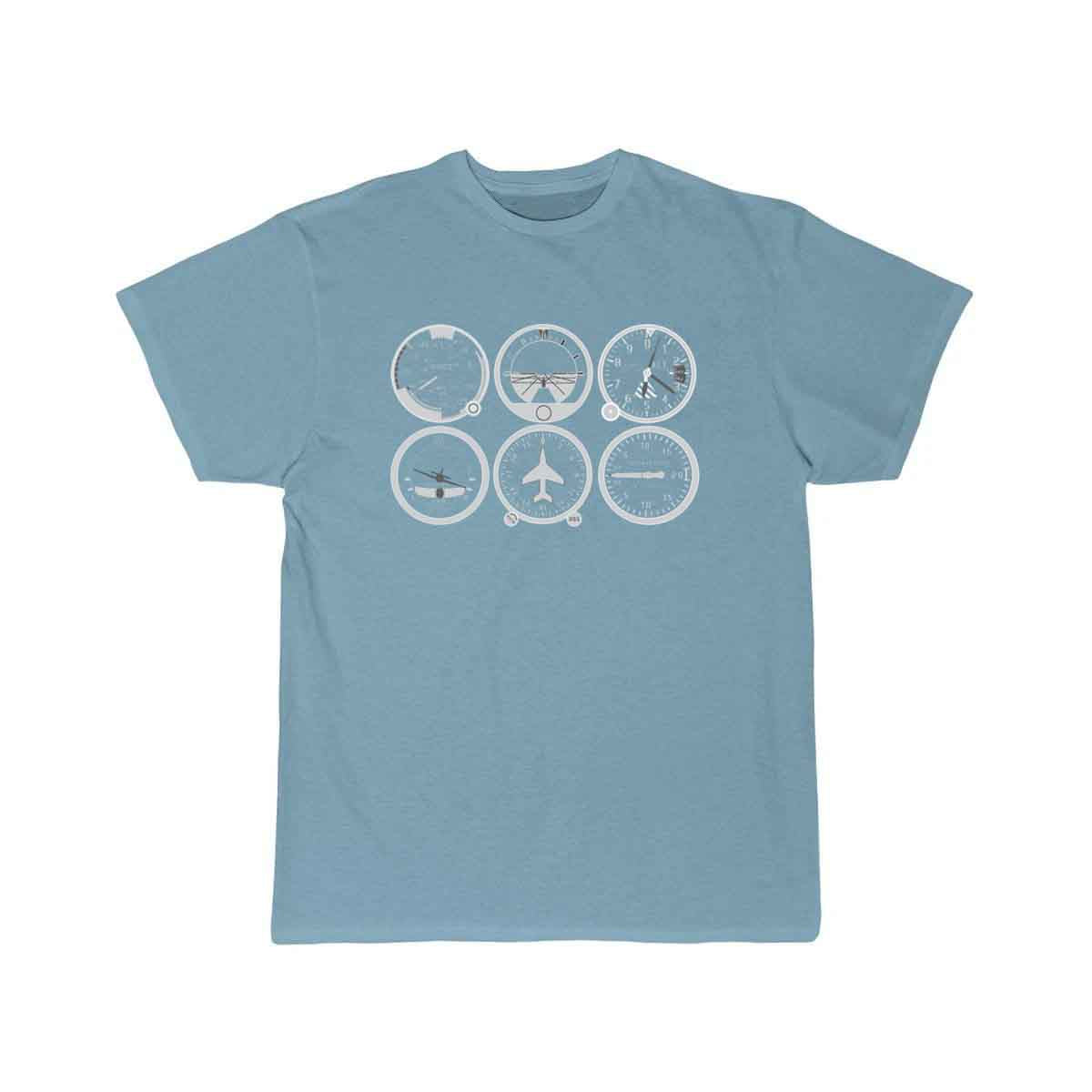 Pilot s Basic Six Six Pack Flight Instruments T-SHIRT THE AV8R