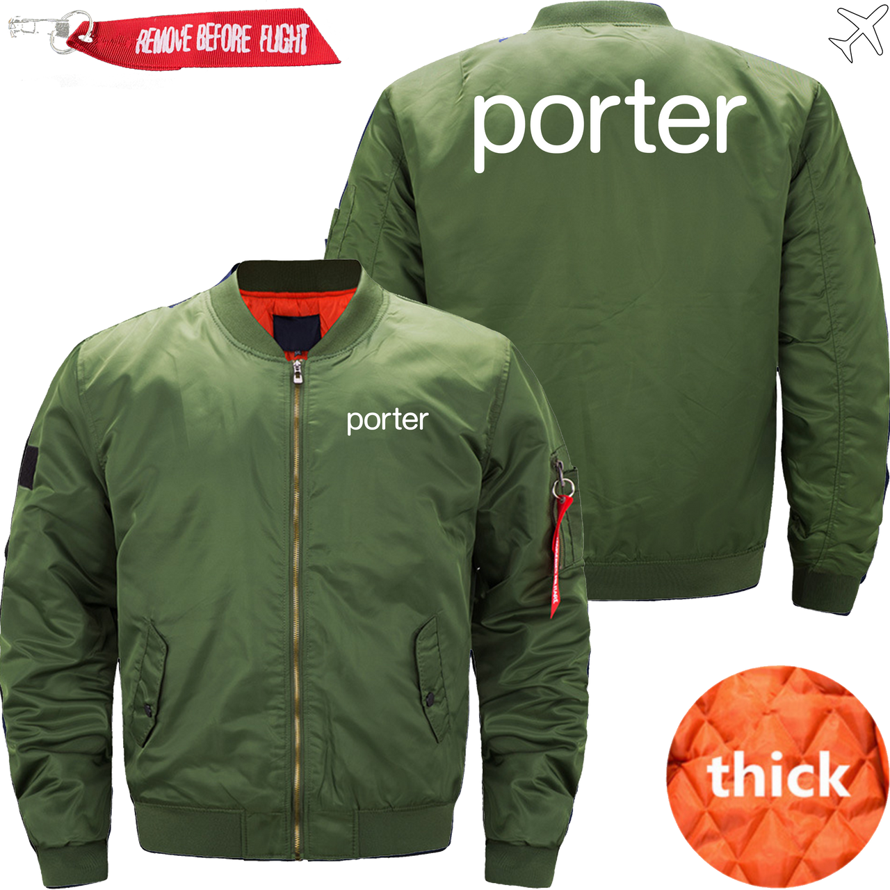 PORTER AIRLINES MA1 JACKET THE AV8R