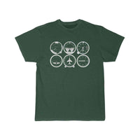 Thumbnail for Pilot s Basic Six Six Pack Flight Instruments T-SHIRT THE AV8R