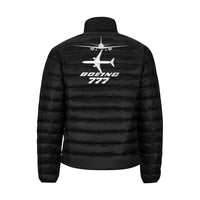 Thumbnail for BOEING 777 Men's Stand Collar Padded Jacket e-joyer