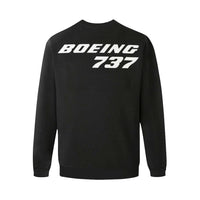 Thumbnail for BOEING 737 Men's Oversized Fleece Crew Sweatshirt e-joyer