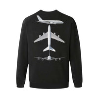 Thumbnail for AIRBUS 380 Men's Oversized Fleece Crew Sweatshirt e-joyer