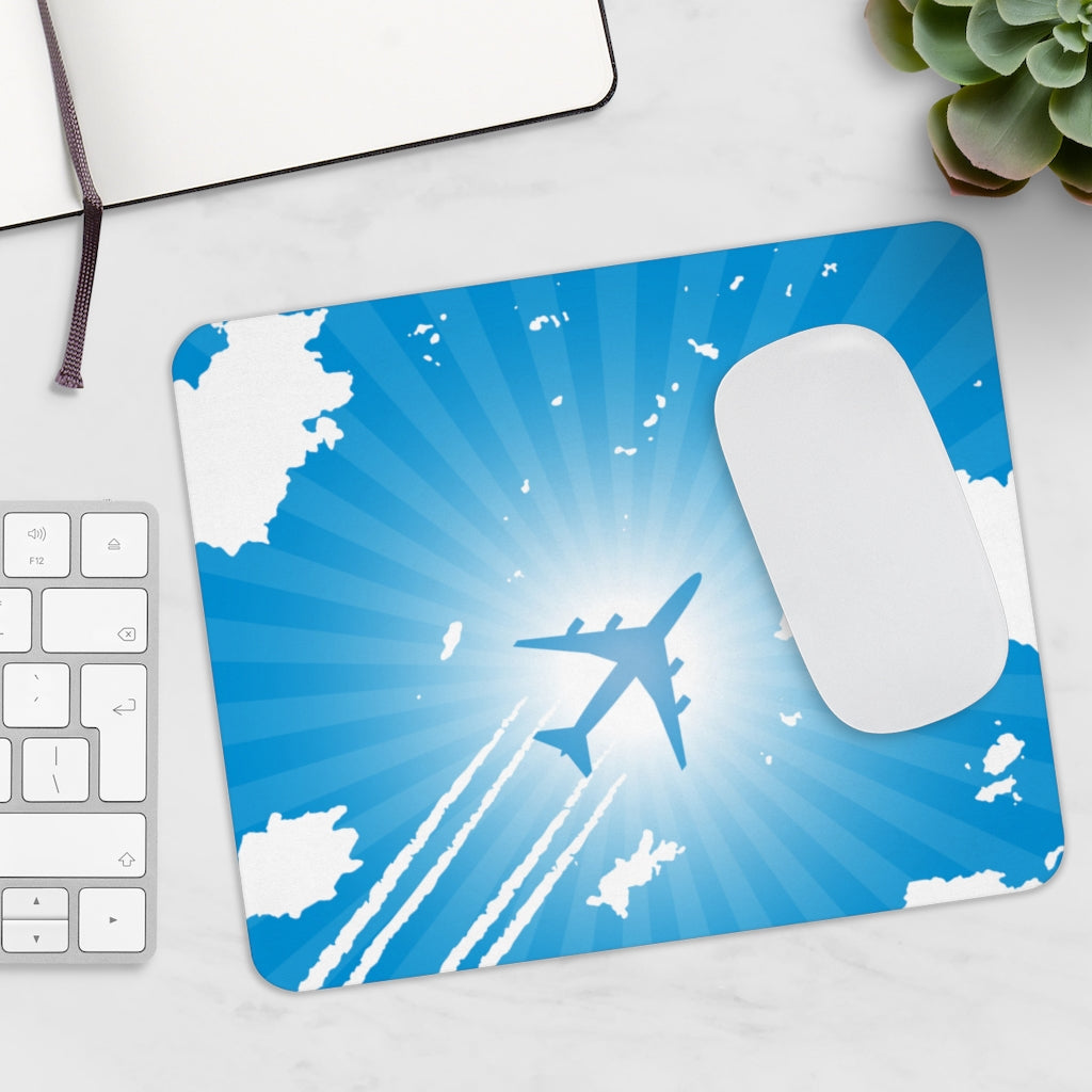 AVIATION  HEARTBEAT -  MOUSE PAD Printify