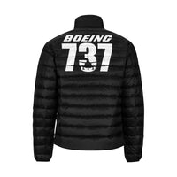 Thumbnail for BOEING 737 Men's Stand Collar Padded Jacket e-joyer