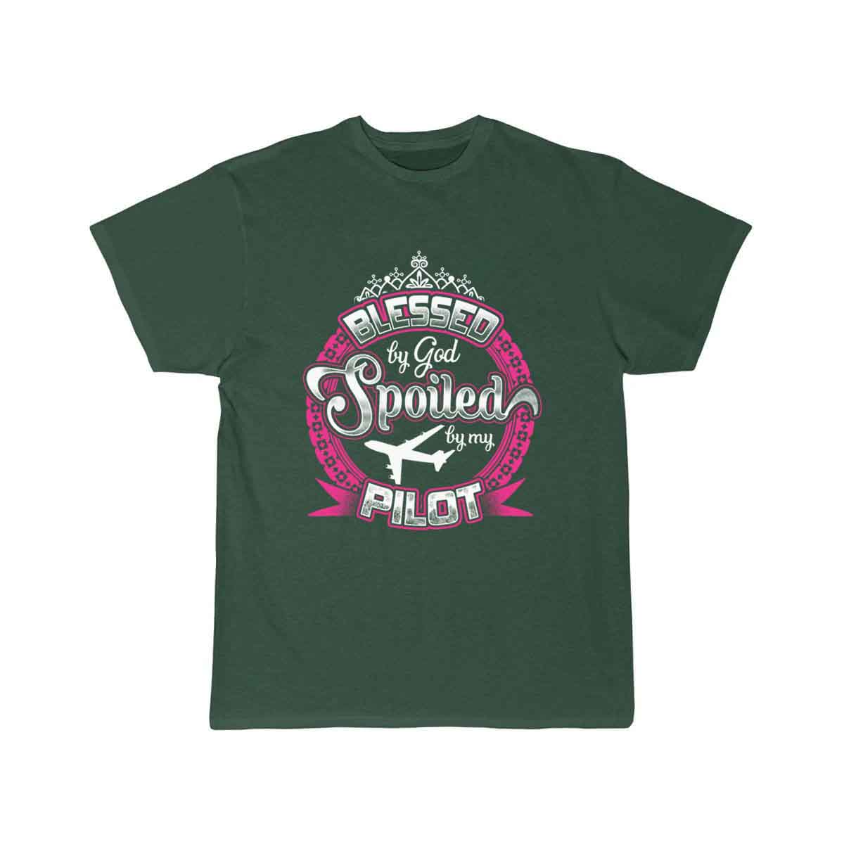 Pilot - Blessed by god and spoiled by my pilot T-SHIRT THE AV8R