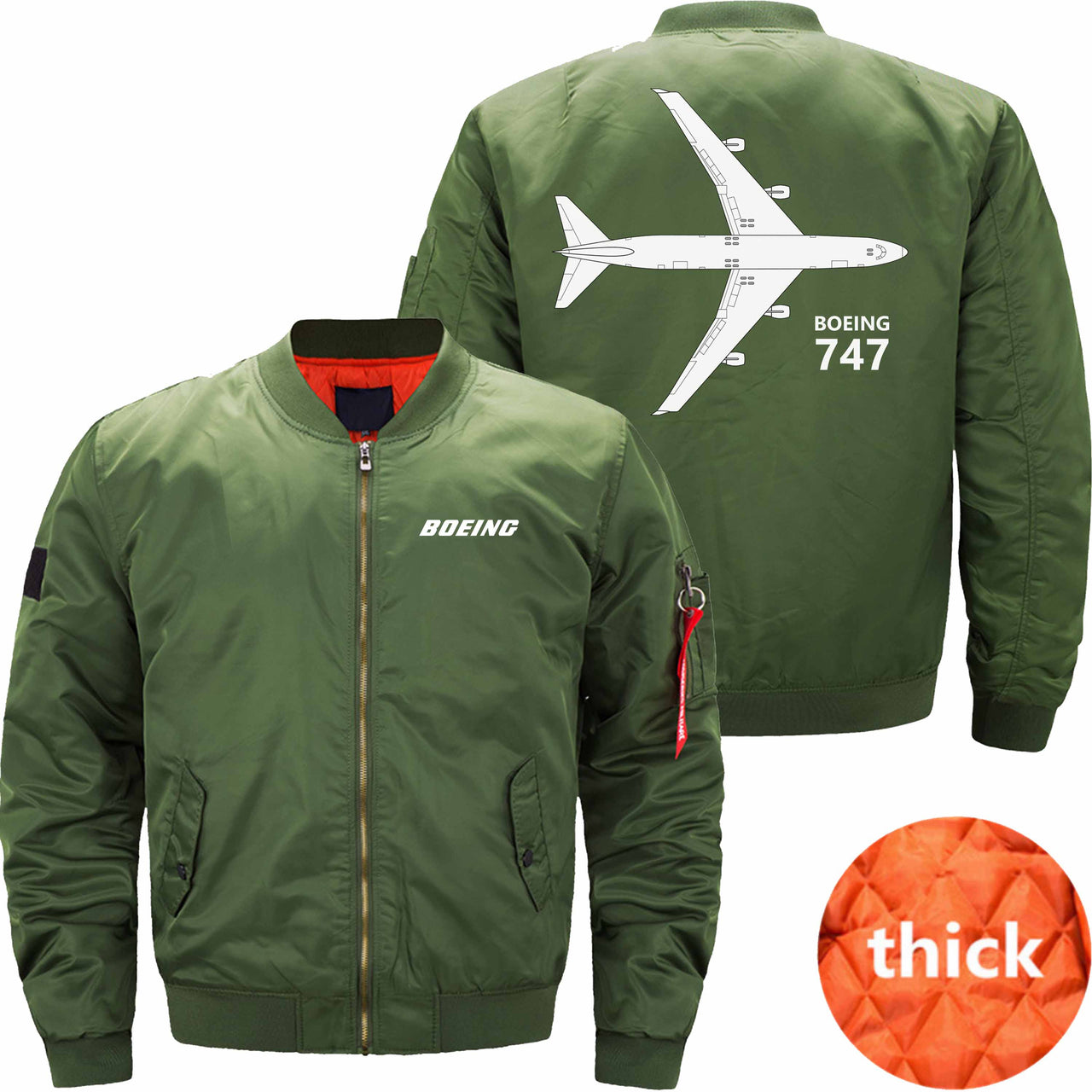 Boeing 747 Ma-1 Bomber Jacket Flight Jacket Aviator Jacket THE AV8R