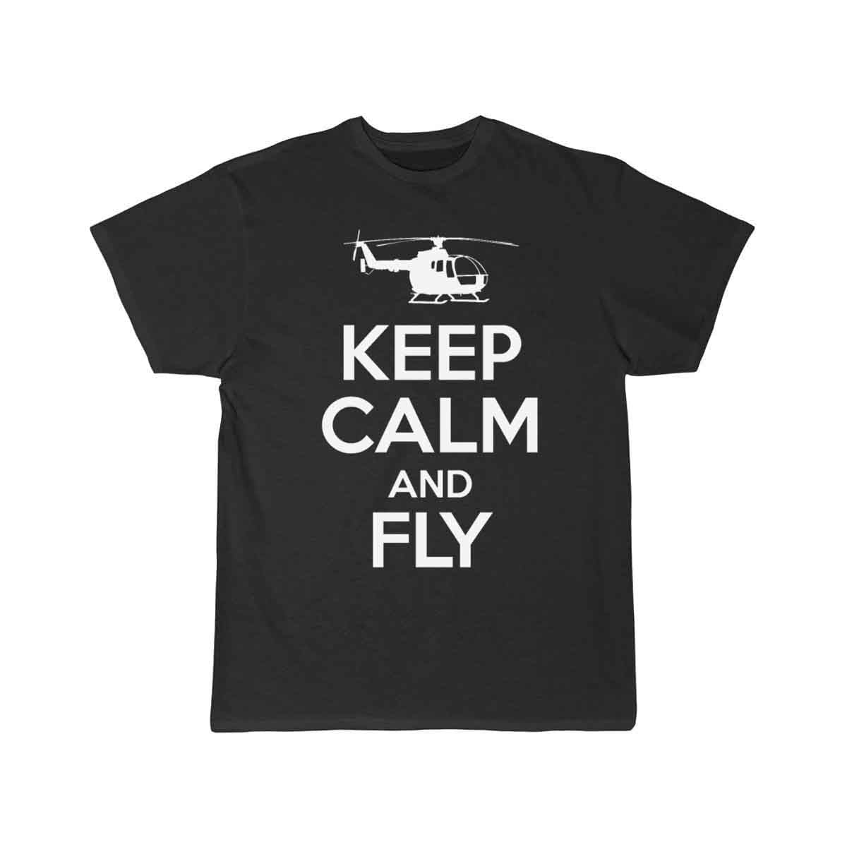 Keep calm and fly rc helicopters - helo pilot T-SHIRT THE AV8R