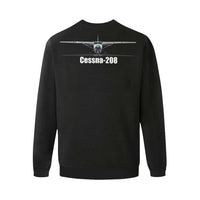 Thumbnail for CESSNA - 208 Men's Oversized Fleece Crew Sweatshirt e-joyer