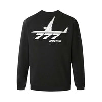 Thumbnail for BOEING 777 Men's Oversized Fleece Crew Sweatshirt e-joyer