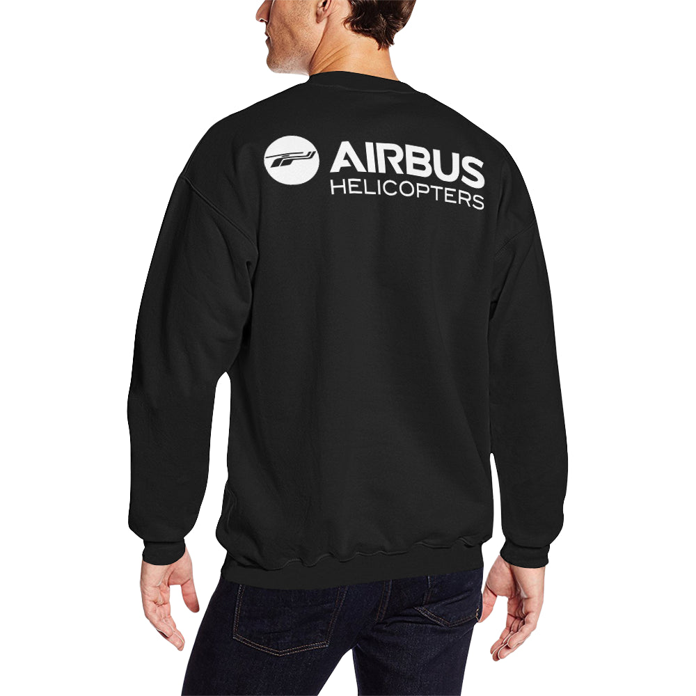 Airbus Helicopter Men's Oversized Fleece Crew Sweatshirt e-joyer