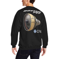 Thumbnail for BOEING 747 Men's Oversized Fleece Crew Sweatshirt e-joyer