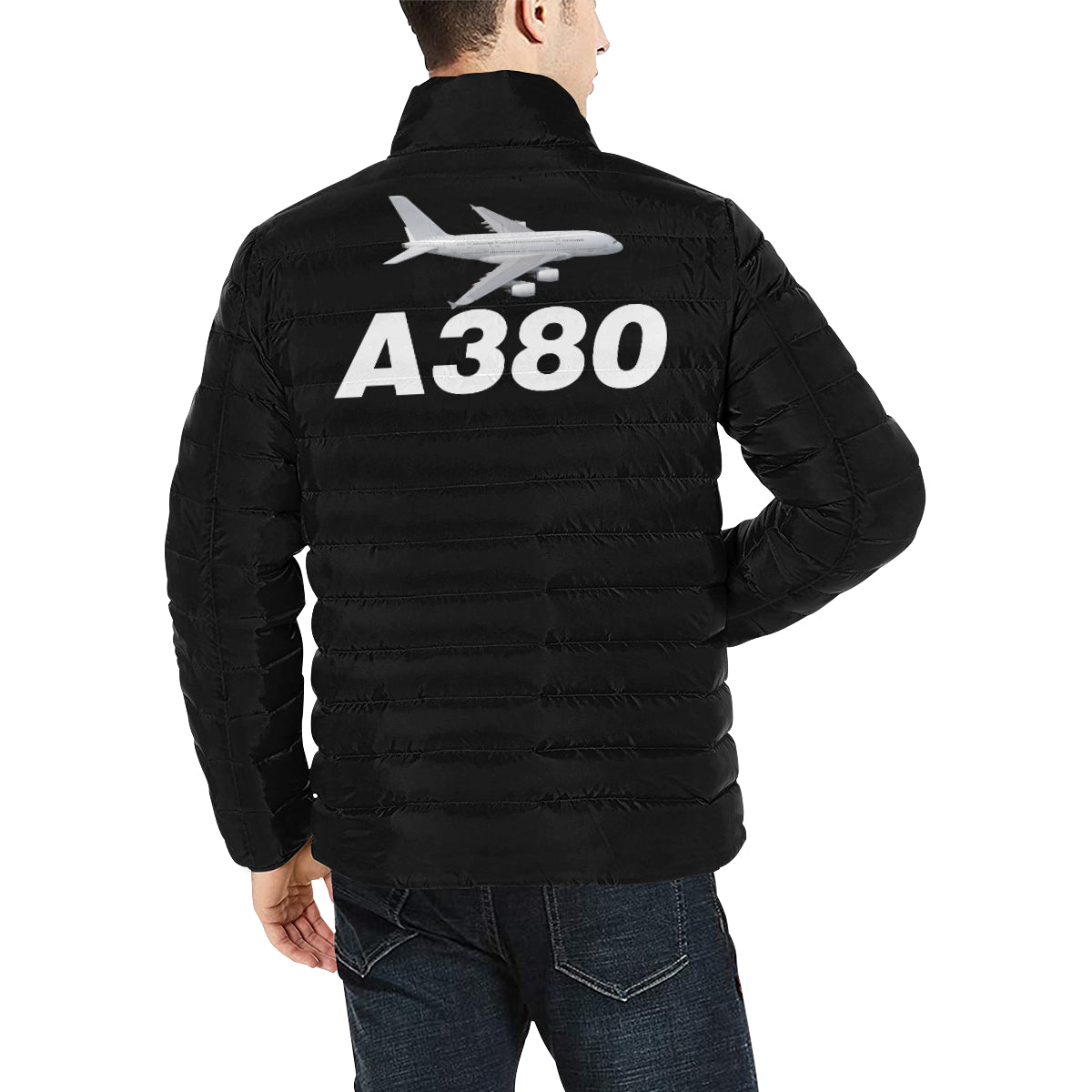 AIRBUS 380 Men's Stand Collar Padded Jacket e-joyer