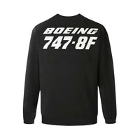 Thumbnail for BOEING 747- 8F Men's Oversized Fleece Crew Sweatshirt e-joyer