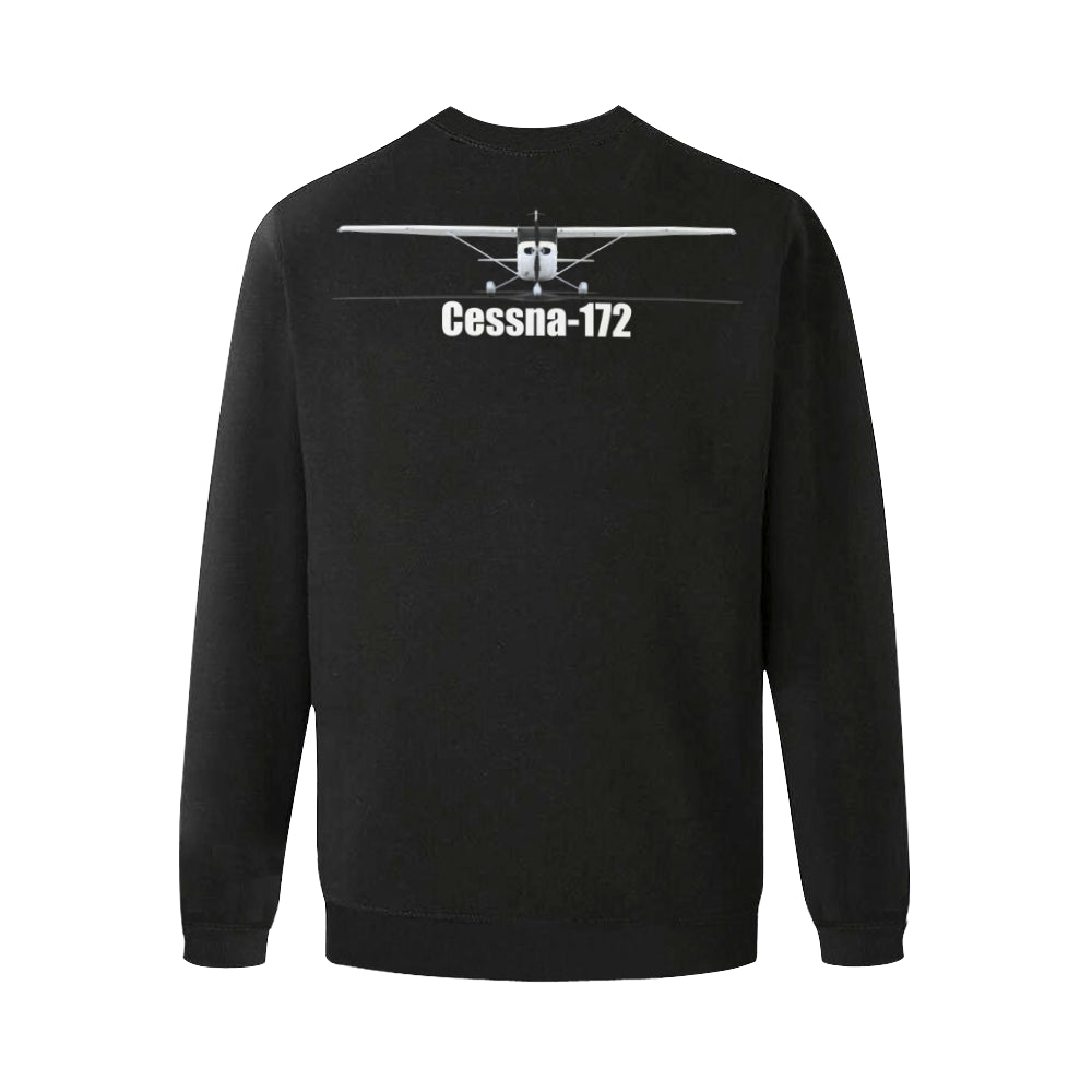 CESSNA - 172 Men's Oversized Fleece Crew Sweatshirt e-joyer