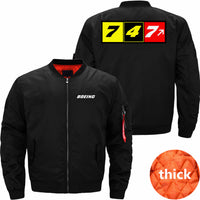 Thumbnail for Boeing 747 Ma-1 Bomber Jacket Flight Jacket Aviator Jacket THE AV8R