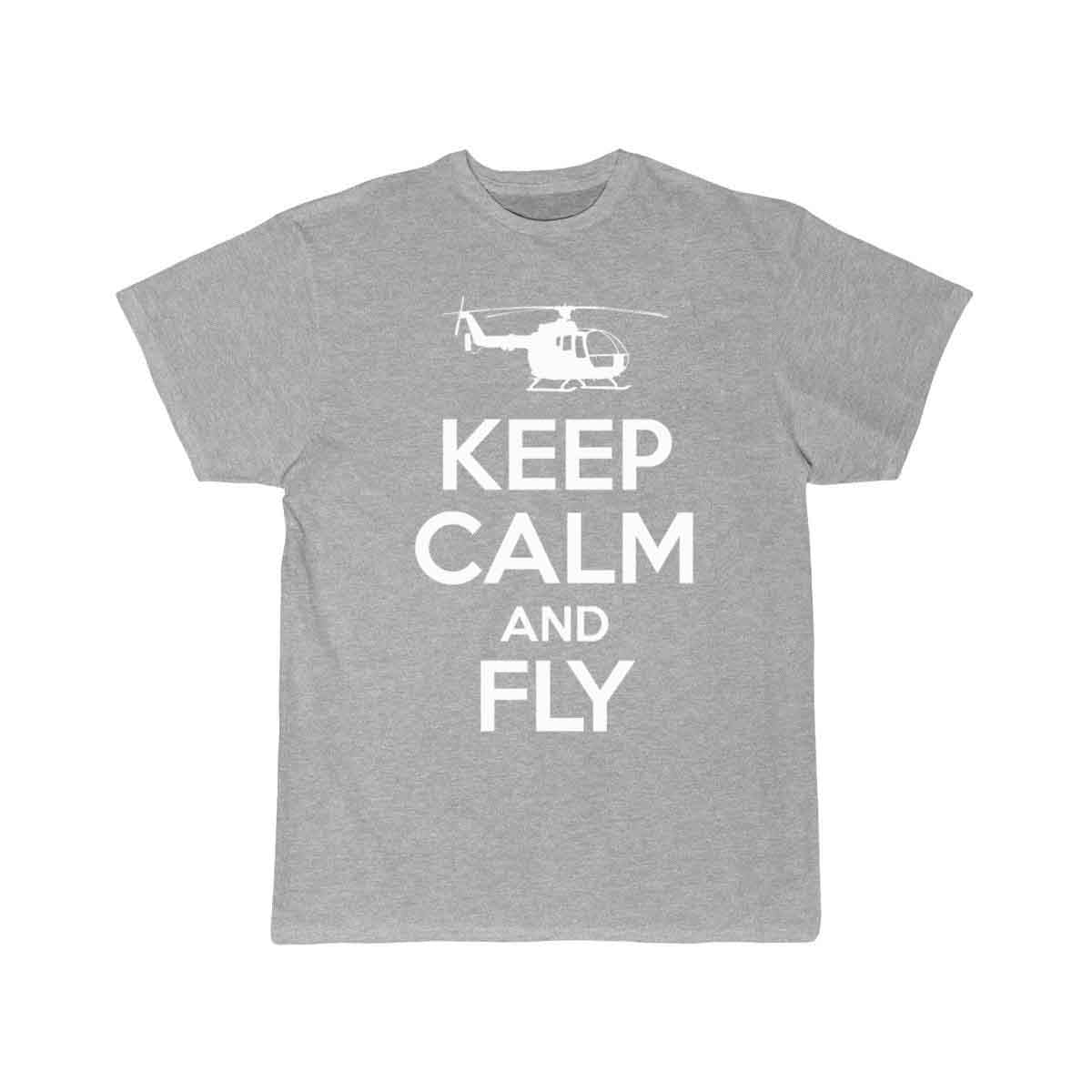 Keep calm and fly rc helicopters - helo pilot T-SHIRT THE AV8R