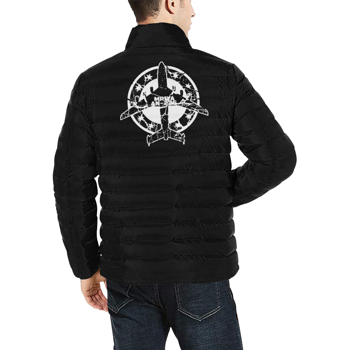 ANTONOV AN-225 Men's Stand Collar Padded Jacket e-joyer