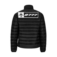Thumbnail for BOEING 777 Men's Stand Collar Padded Jacket e-joyer